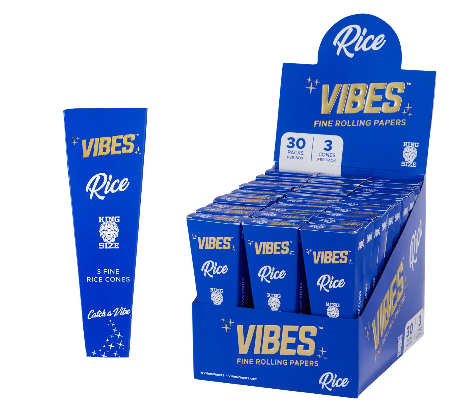 Vibes Rice King Size Cones