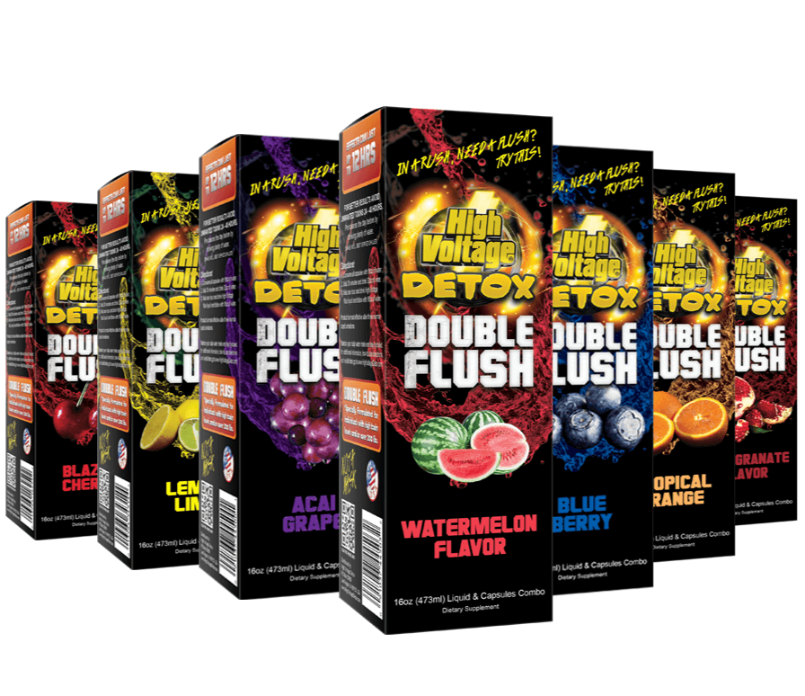 High Voltage Double Flush Detox Drink 16oz.