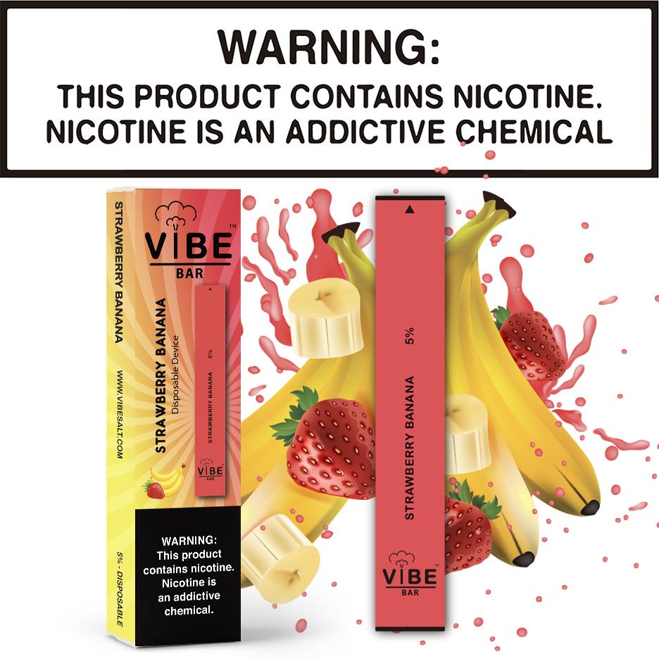 Vibe Bar - Strawberry Banana (Disposable Device)