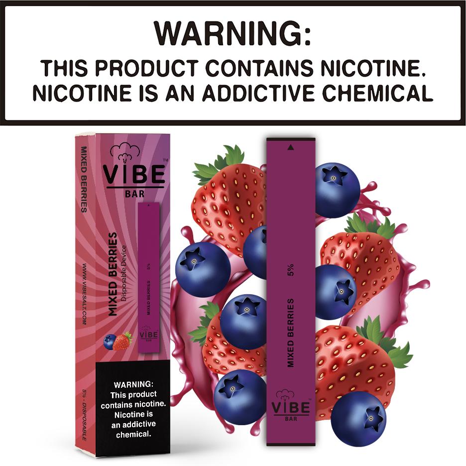 Vibe Bar - Mixed Berries (Disposable Device)