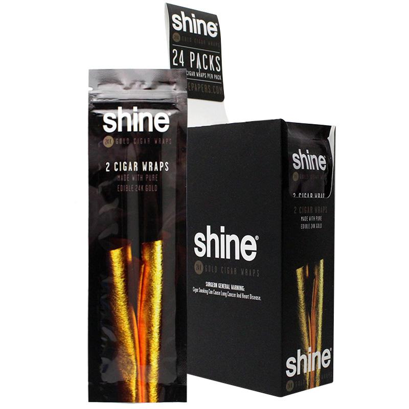 Shine Gold Cigar Wraps