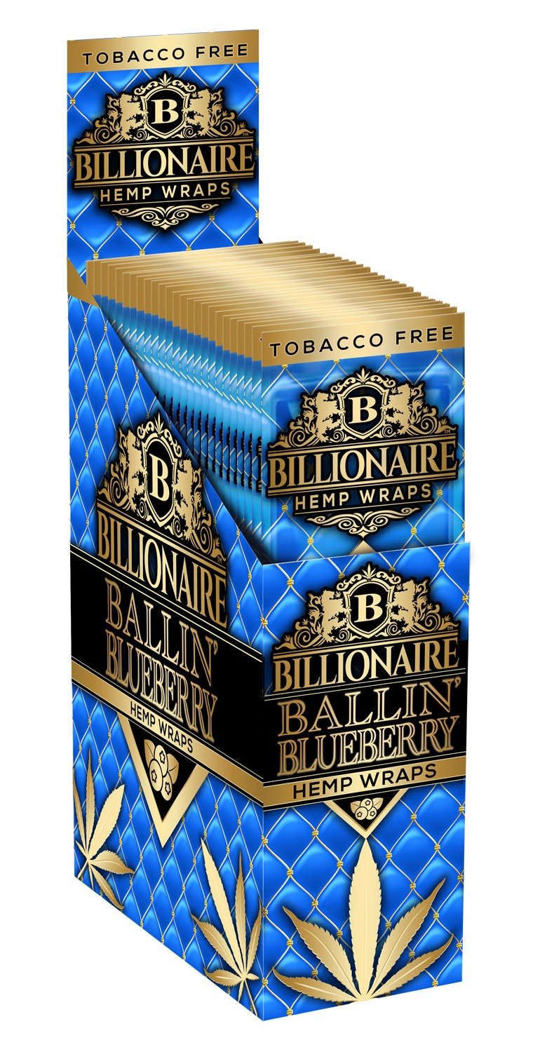 Billionaire Hemp Wraps - Ballin Blueberry