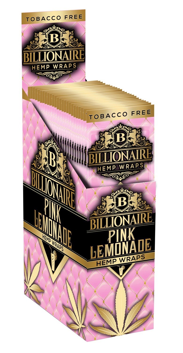 Billionaire Hemp Wraps - Pink Lemonade