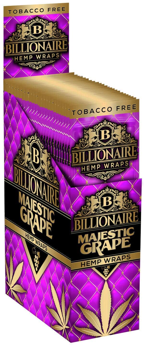 Billionaire Hemp Wraps - Majestic Grape