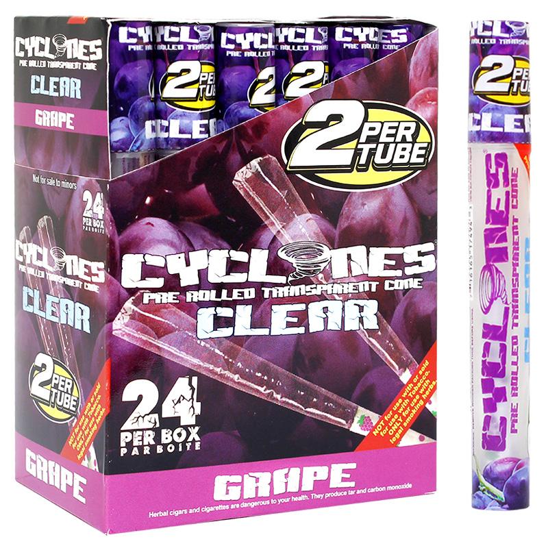 Cyclones Clear Cone Grape Flavor