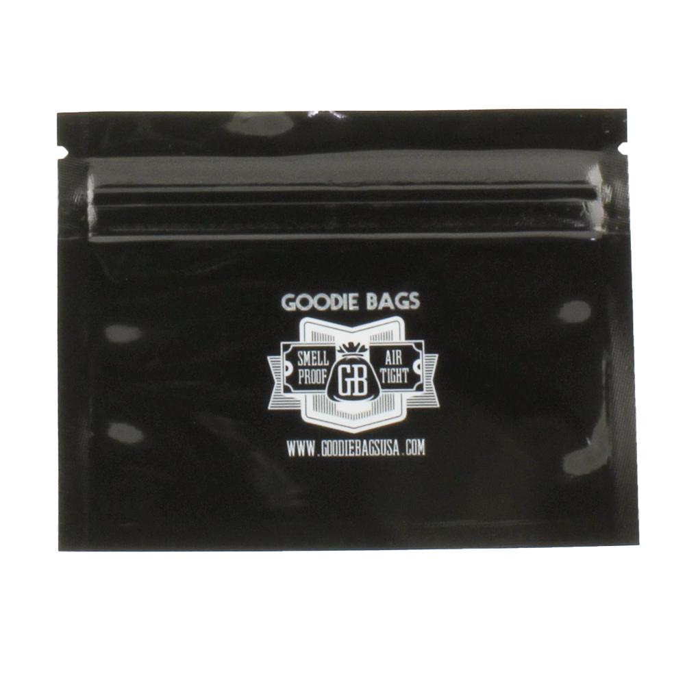 Goodie Bags Smell Proof Ziplock Small Black