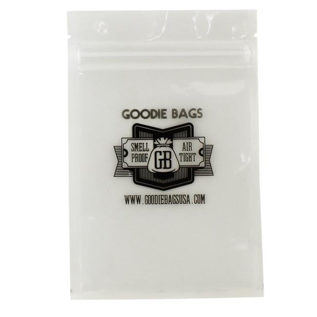 Goodie Bags Smell Proof Ziplock Medium Clear