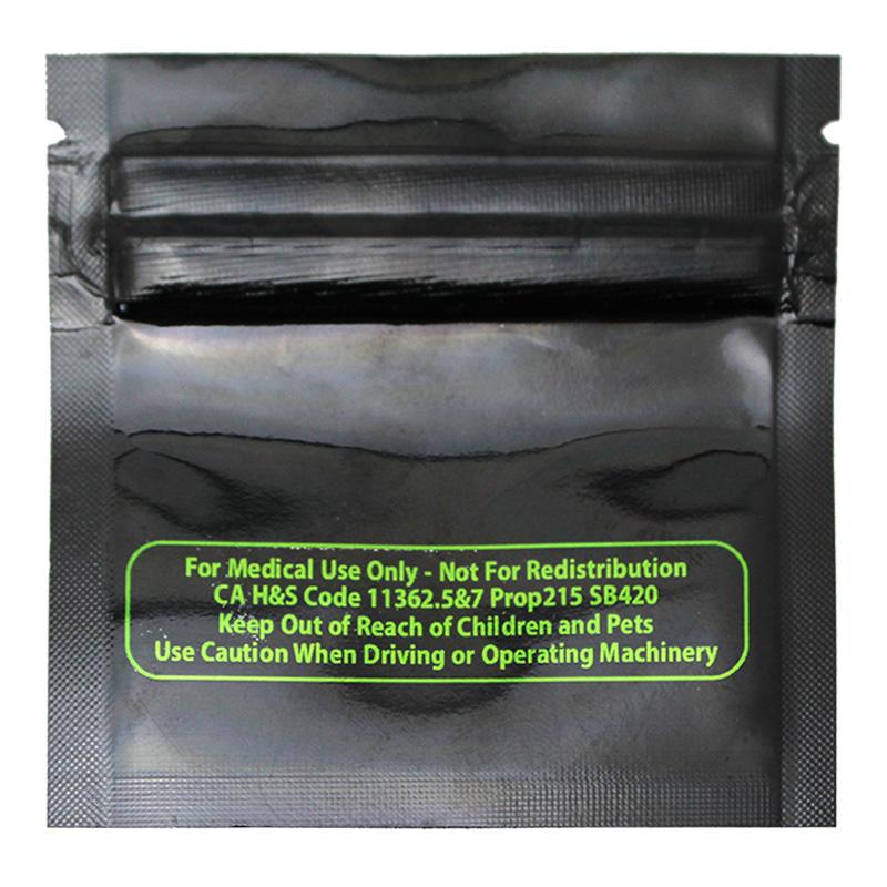 1/2 Gram Size Mylar Bag pack of 50