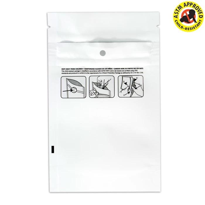 Child Proof Mylar Bags 1/4 oz. (50 Pack)