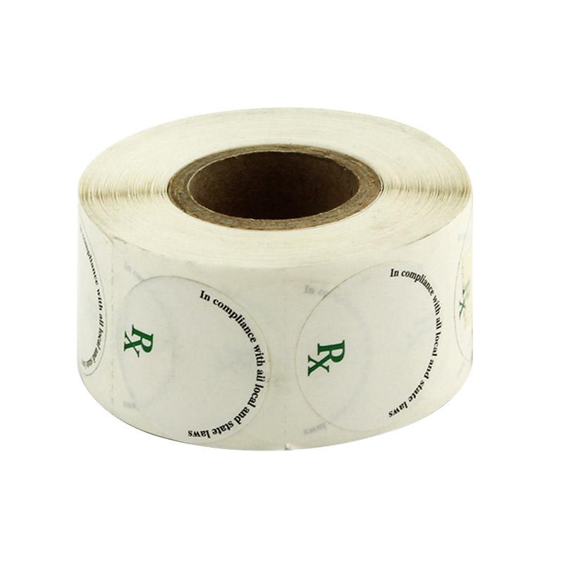 MMJ RX Labels Small Roll of 1000