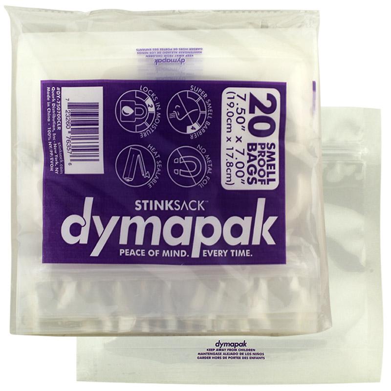 Stink Sack Dymapak Ziplock Bag 1oz Clear 20pk
