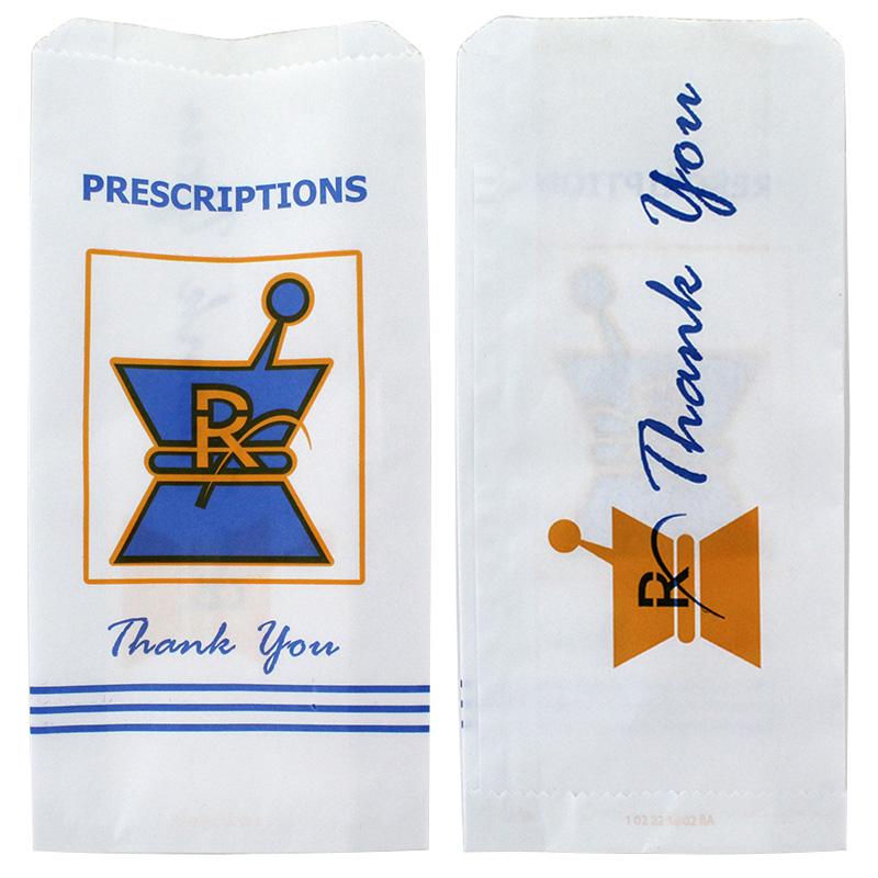 RX Pharmacy Paper Bags Medium