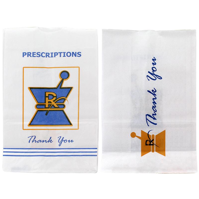 RX Pharmacy Paper Bags Large