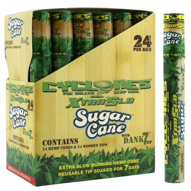 Cyclones Hemp Cone XtraSlo Sugar Cane Flavor