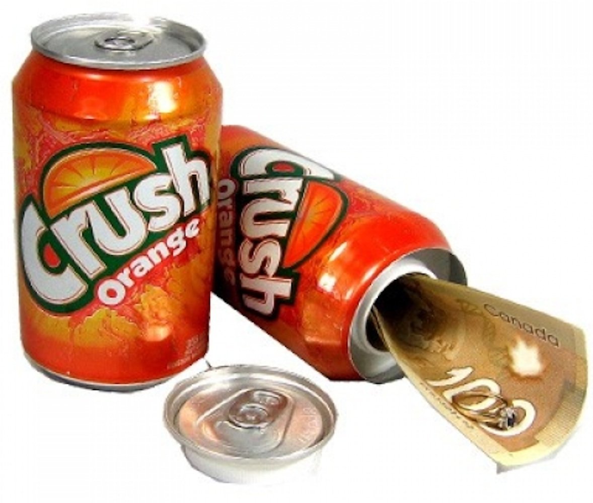 Orange Crush Soda Safe Can