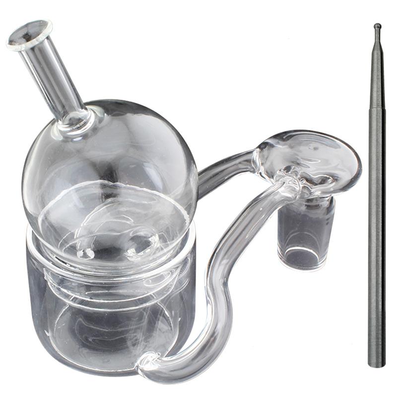 All Quartz Jumbo Thermal Banger with Carb Cap and Dabber by Got 