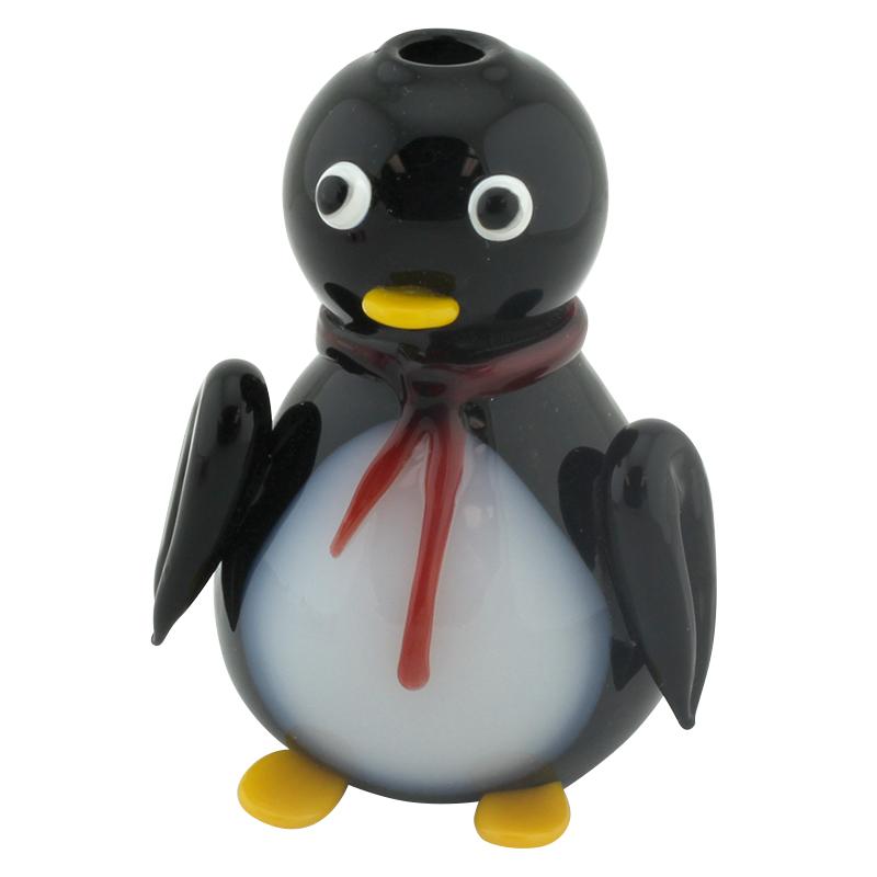 3" Penguin Glass Hand Pipe