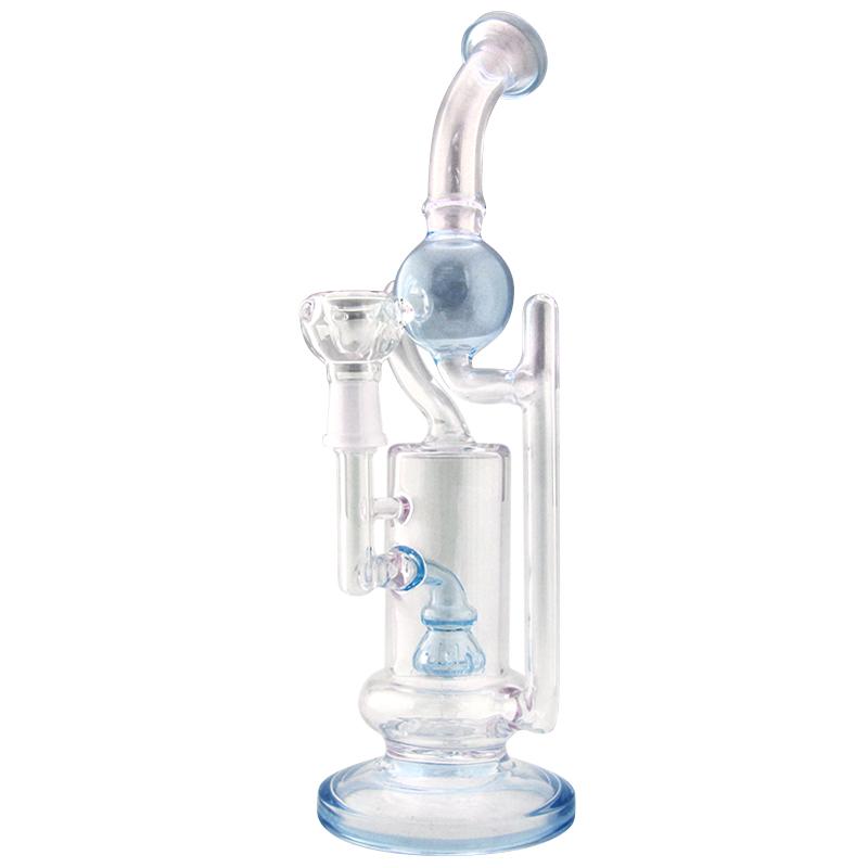 12" Showerhead Recycler Oil Rig Water Pipe