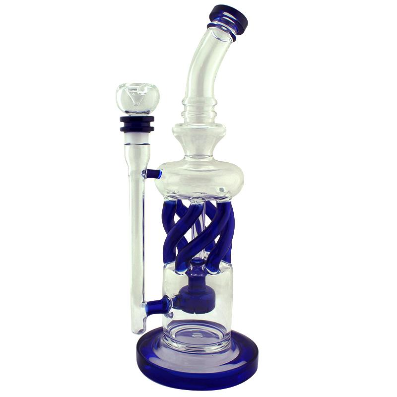 13" Twisted Perc Oil Rig Water Pipe