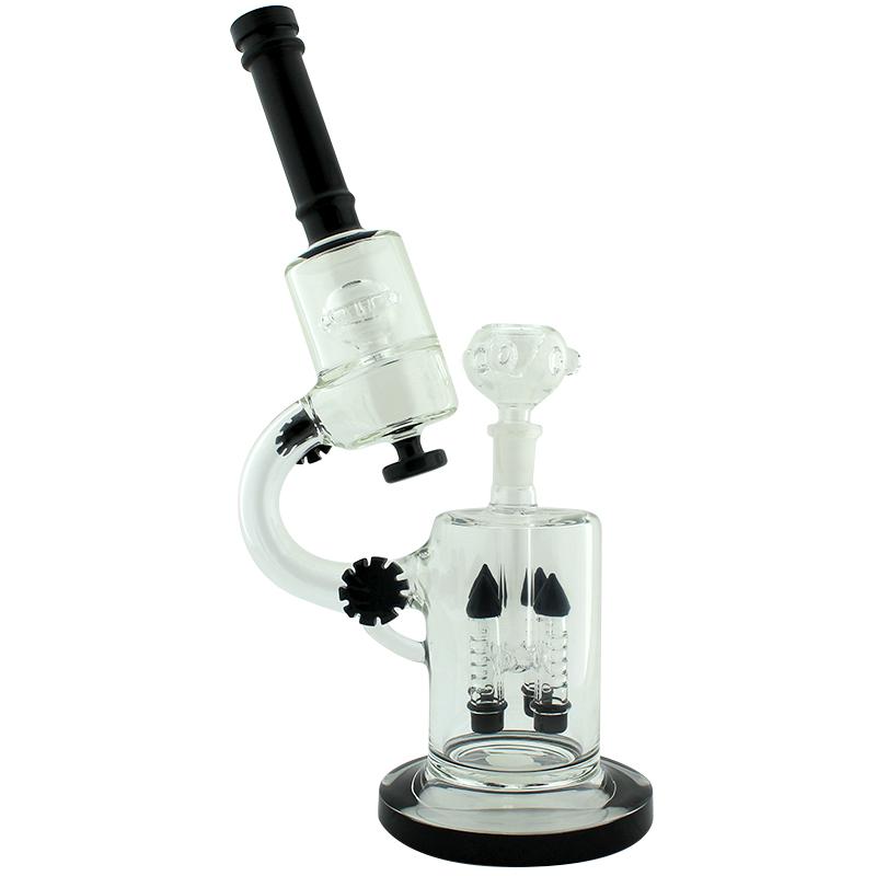 14" Rocket Perc Microscope Oil Rig Water Pipe