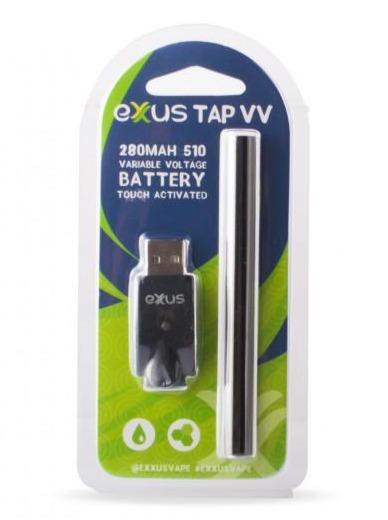 Exxus Tap VV Battery and Charger Blister Pack