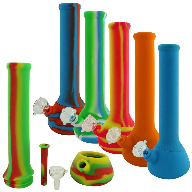 14" Silicone Beaker Water Pipe