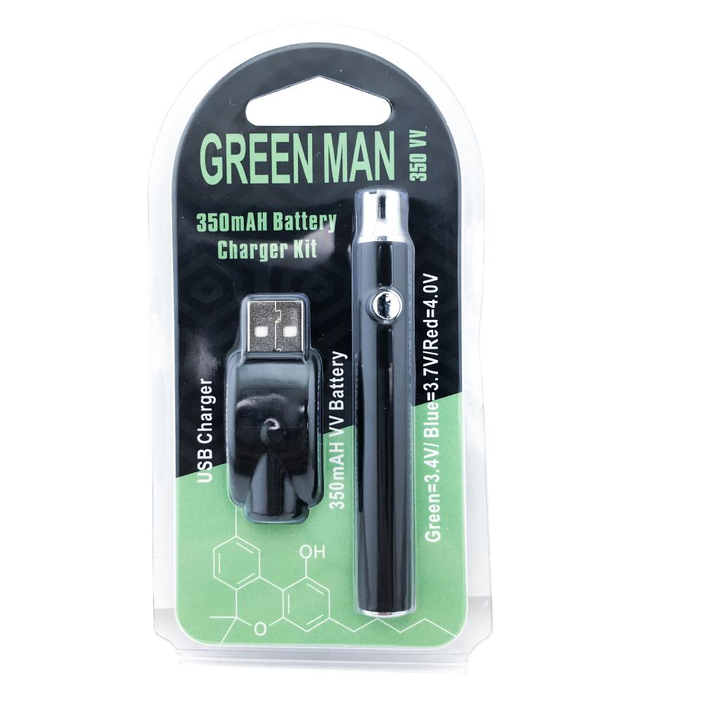 Green Man 350mAh VV Battery Kit