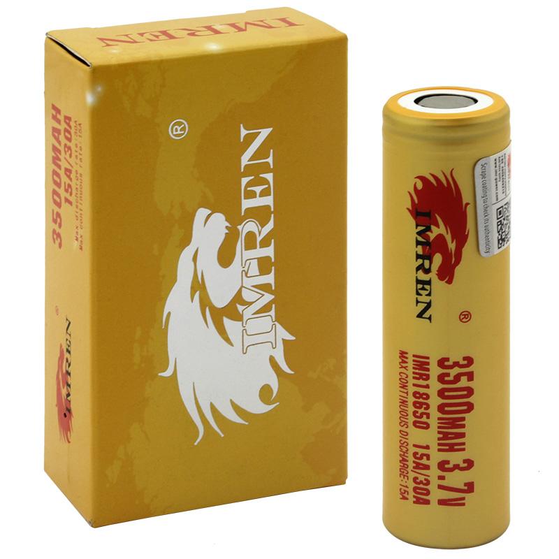 IMREN 3500mAh 18650 Battery 2-Pack