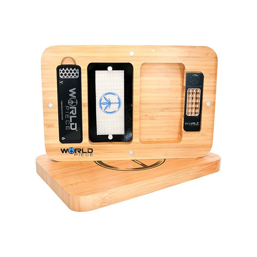 World Piece Bamboo Rolling Tray - Hybrid MINI