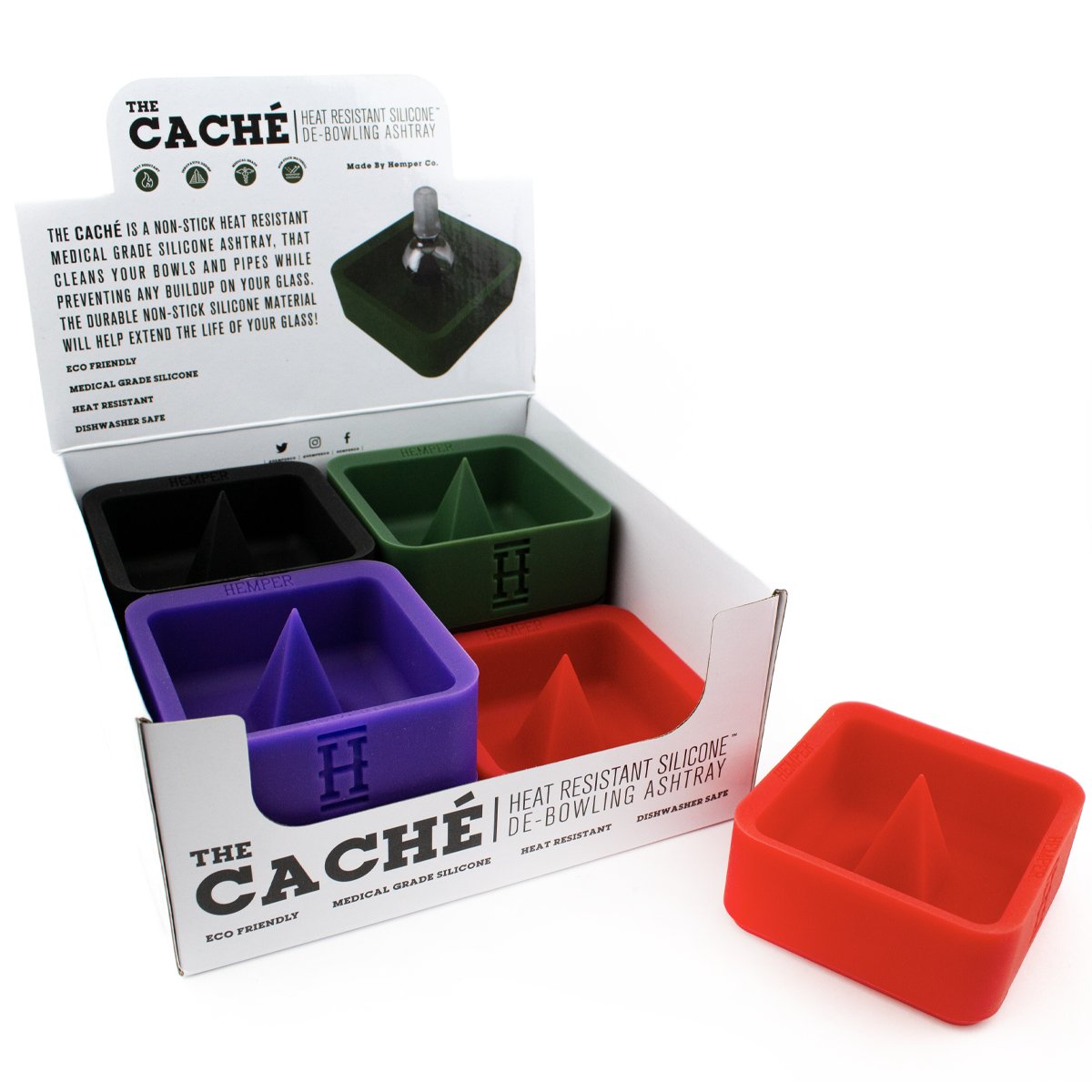 Hemper Silicone Cache Debowling Ashtray