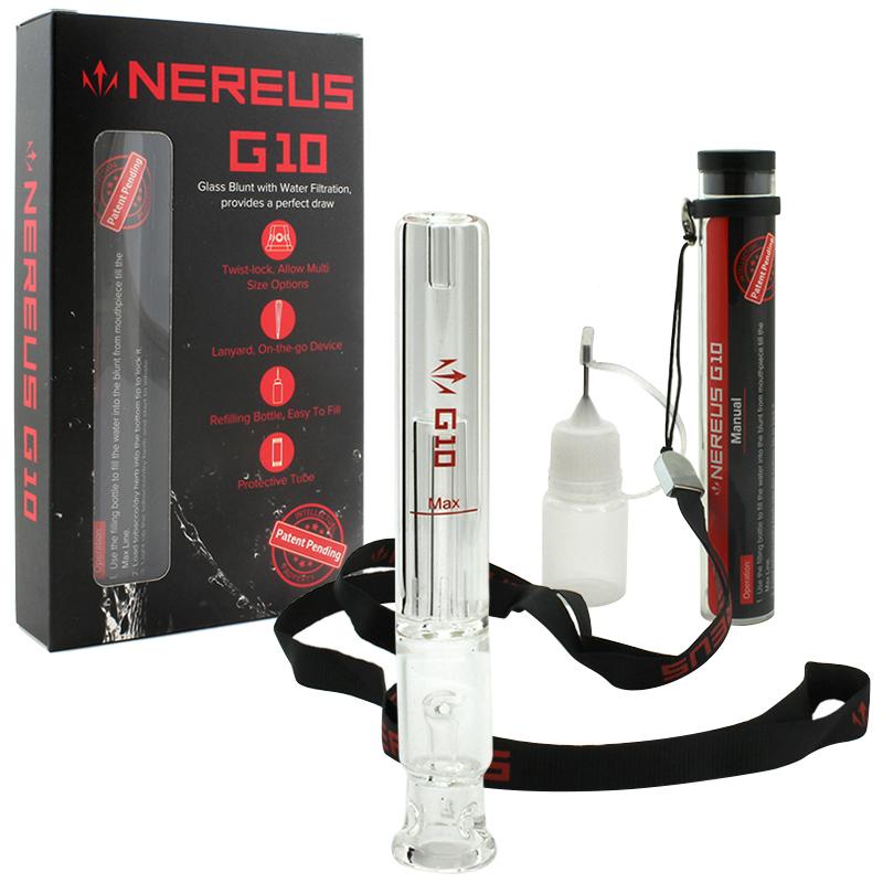 4.5" Atman Nereus G10 Glass Blunt Bubbler