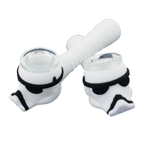 4" Storm Trooper Silicone Hand Pipe