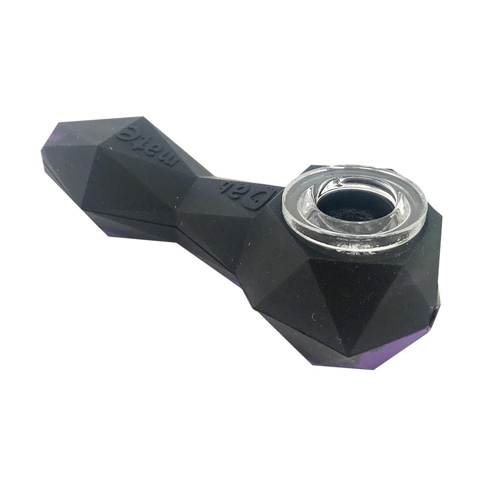 4" Hexagon Silicone Hand Pipe