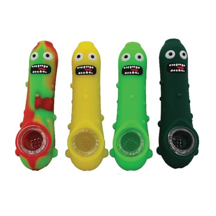 R&M Silicone Pickle Hand Pipe