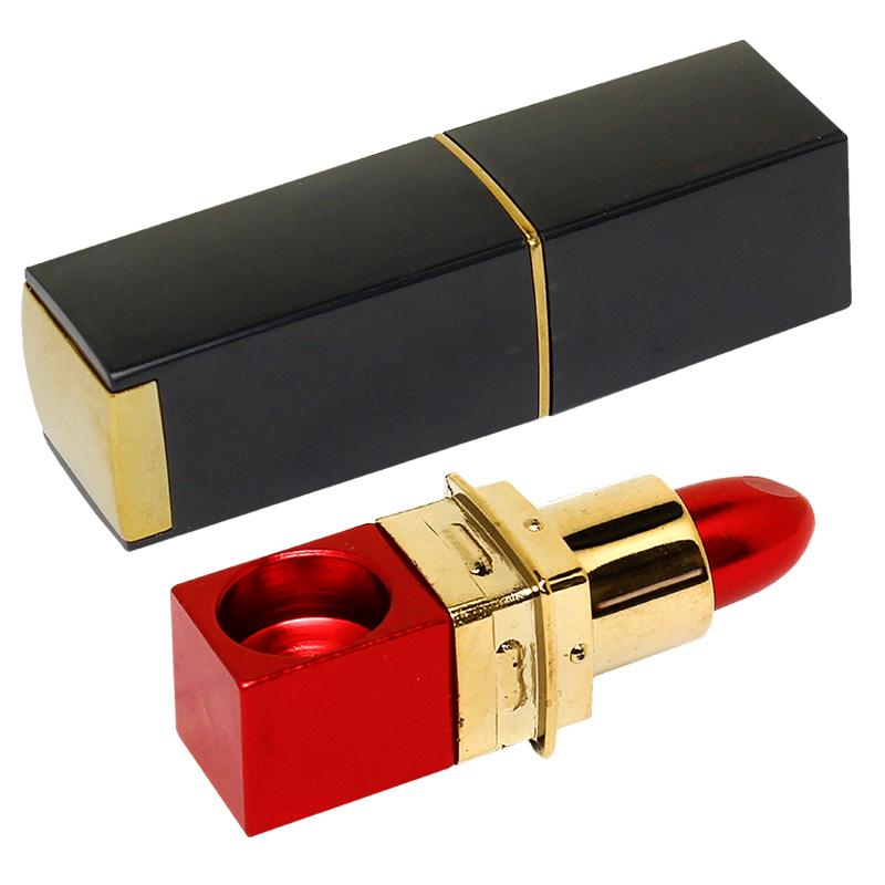 Lipstick Metal Hand Pipe