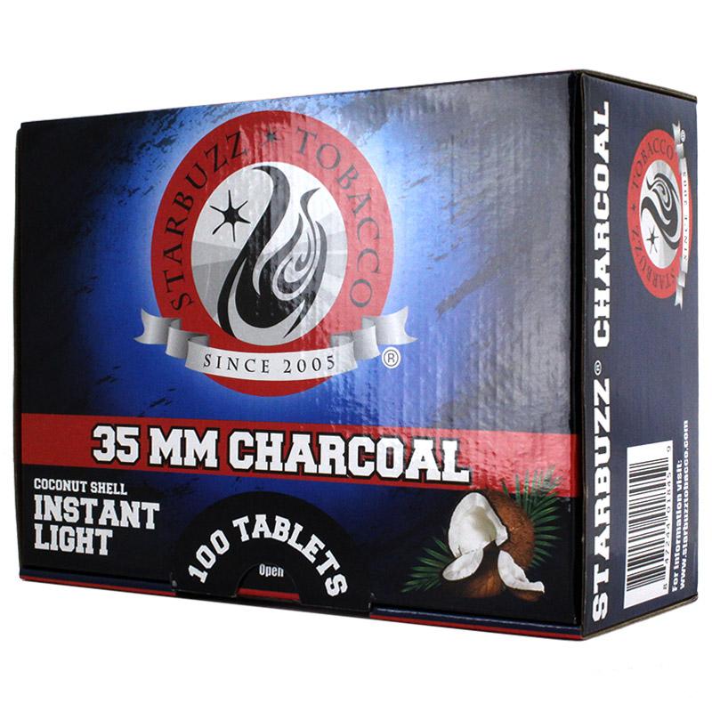 Starbuzz Instant Light 35mm Hookah Charcoal 100 Pcs