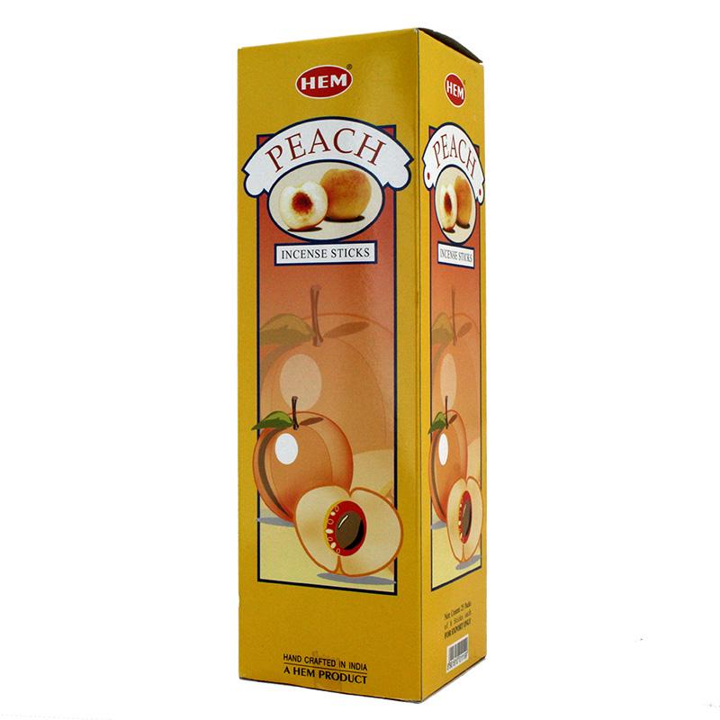 Hem Peach Incense Sticks 120 Box