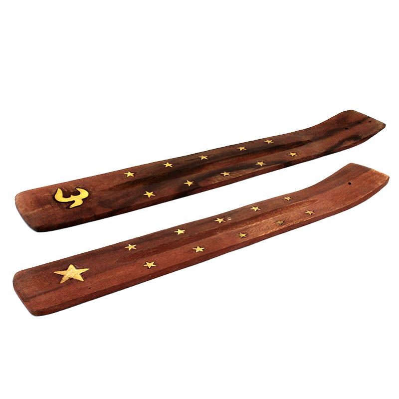 Stars Wooden Incense Holder