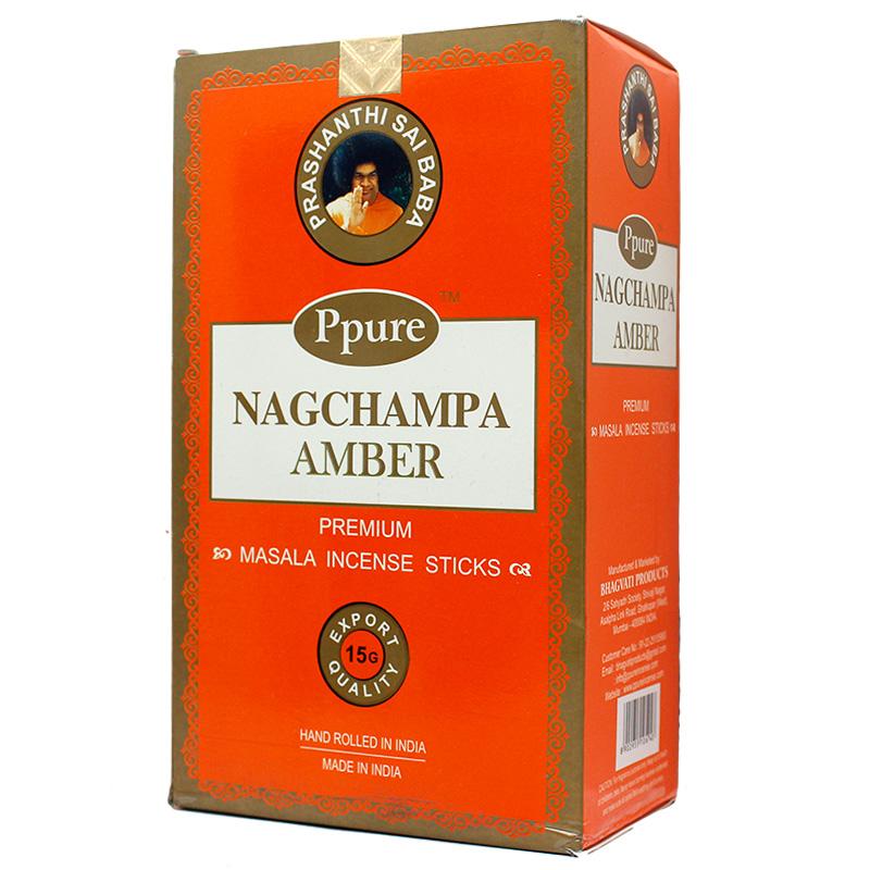 Ppure Nag Champa Amber 15g Incense