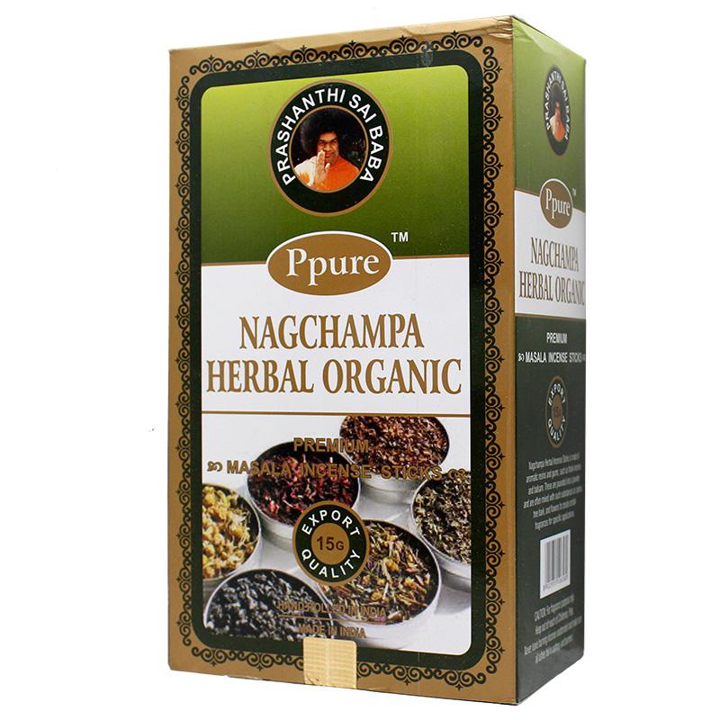 Ppure NagChampa Herbal Organic 15g Incense