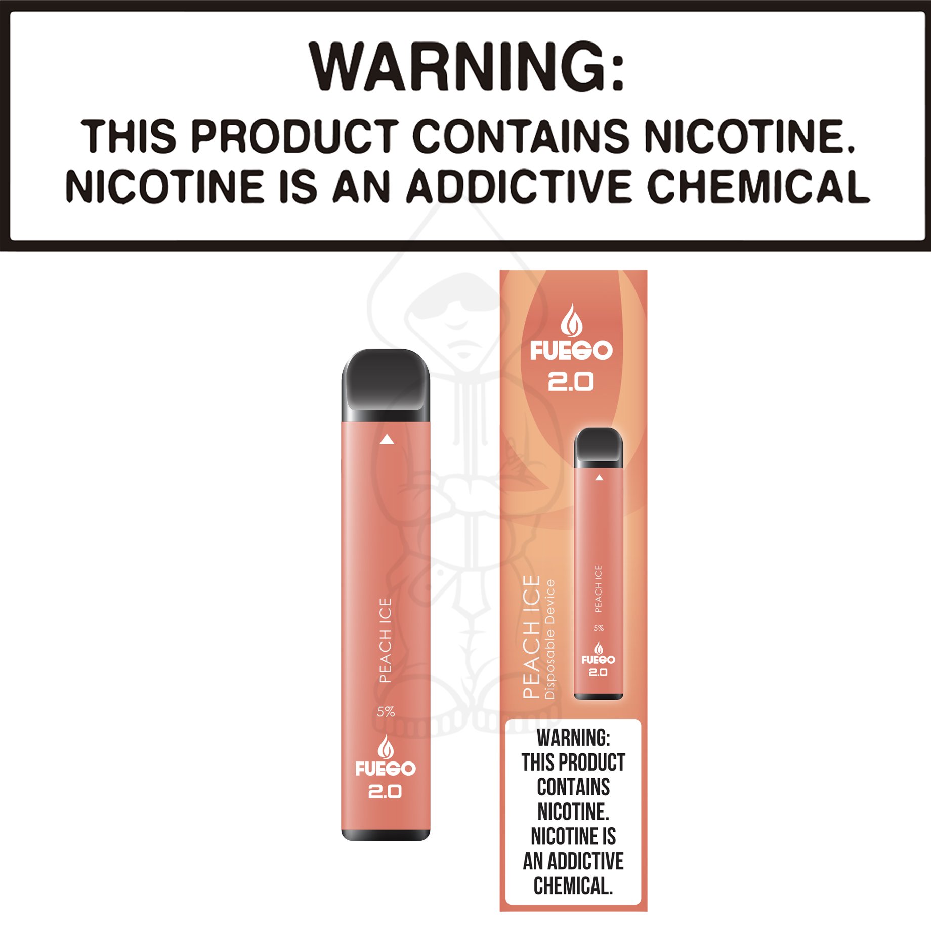 Fuego Stix 2.0 - Peach Ice (Disposable Device)