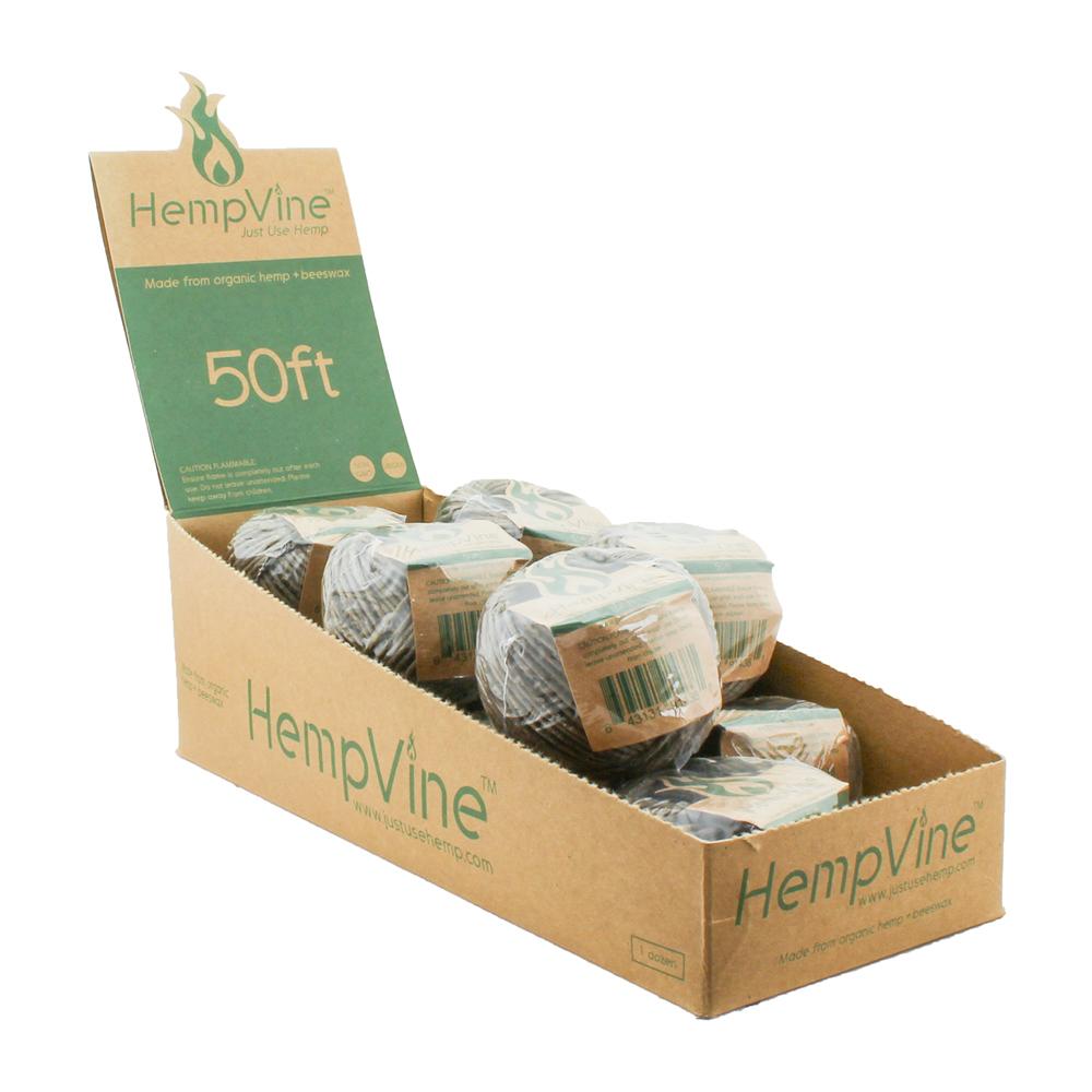 HempVine 50' Ft. Hemp Wick Spool