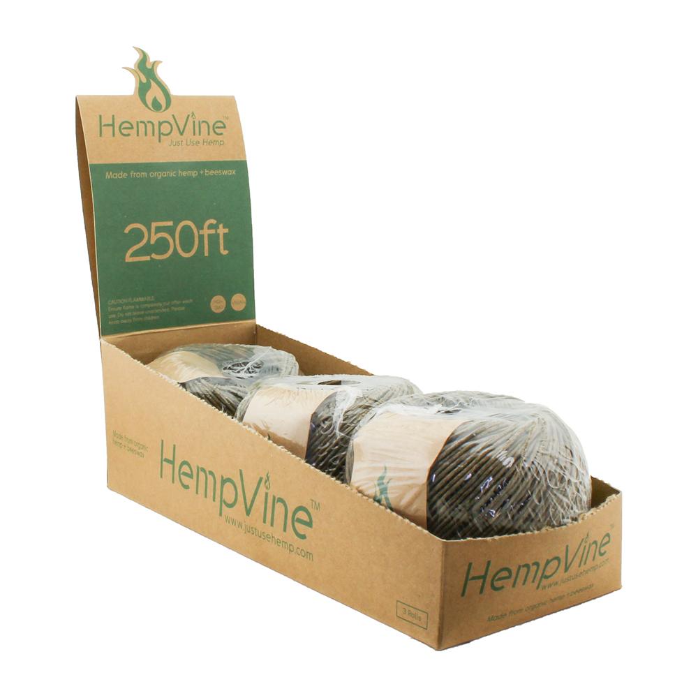 HempVine 250' Ft. Hemp Wick Spool