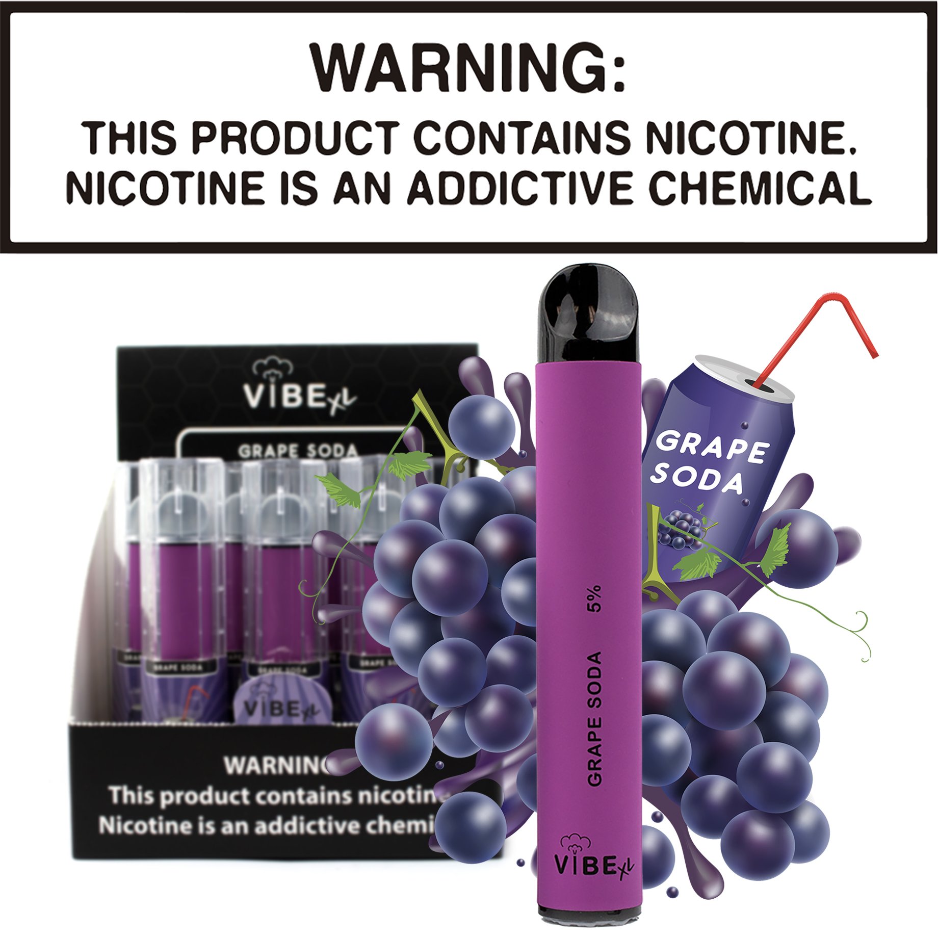 Vibe XL - Grape Soda (Disposable Device)