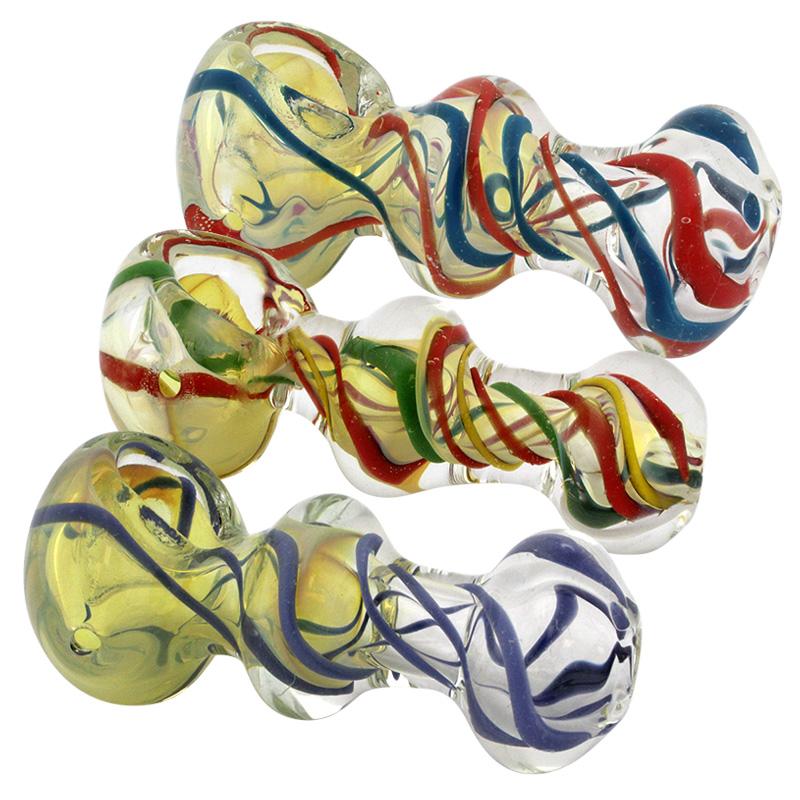 3" Swirl Glass Hand Pipe