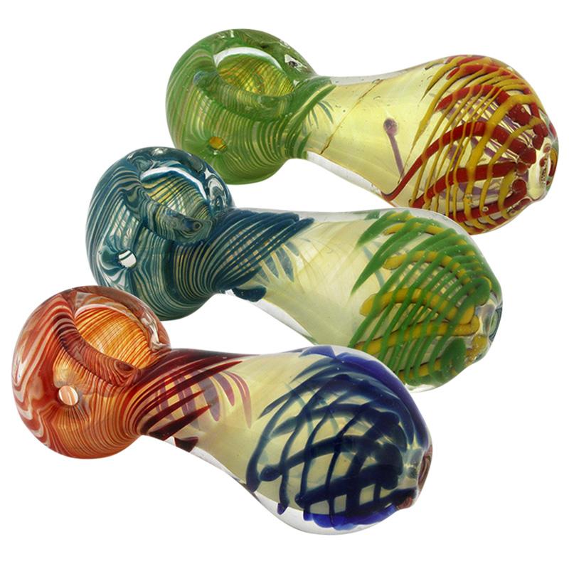 3.5" Swirl Glass Hand Pipe