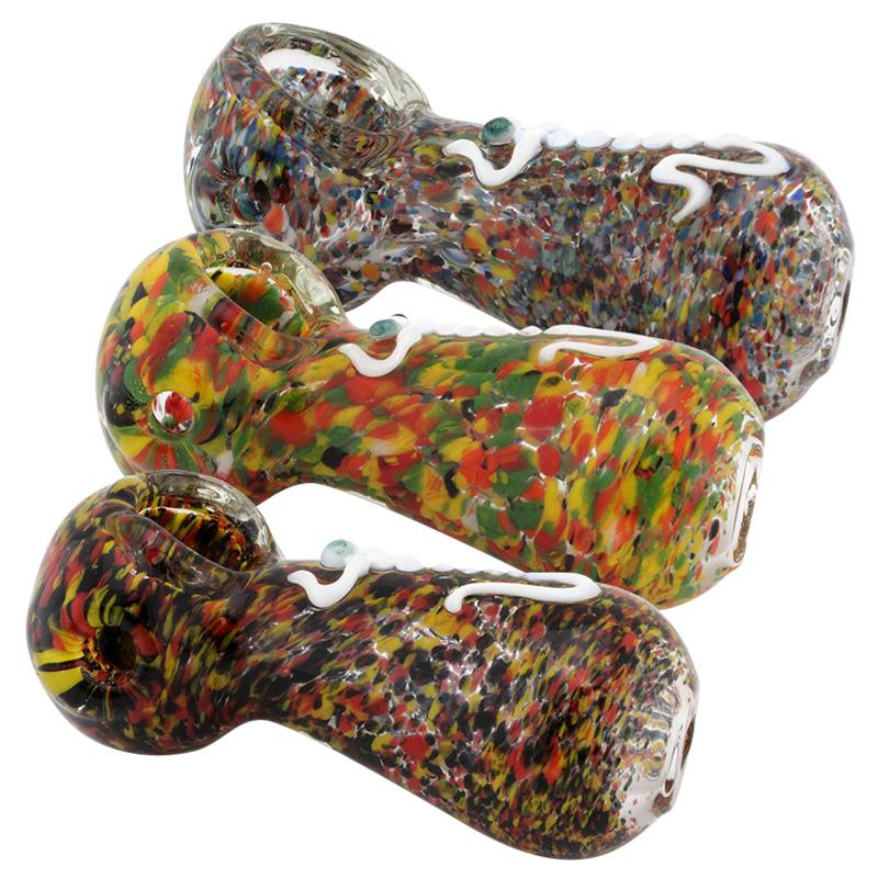 3.5" Frit Glass Hand Pipe