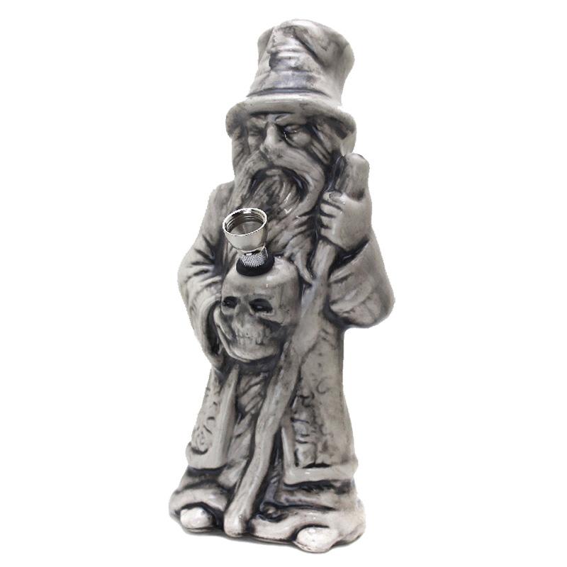 10" Wizard Ceramic Water Pipe