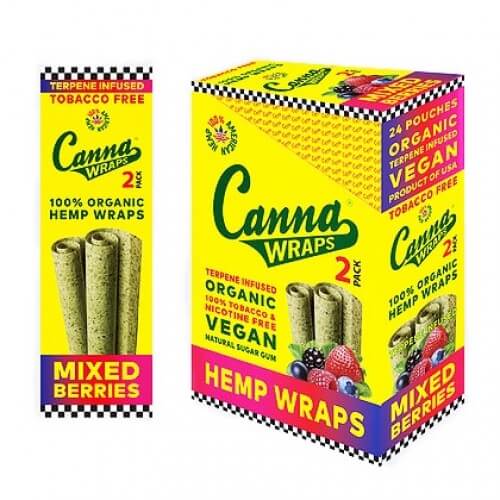 Canna Wraps Mixed Berries - 24ct.