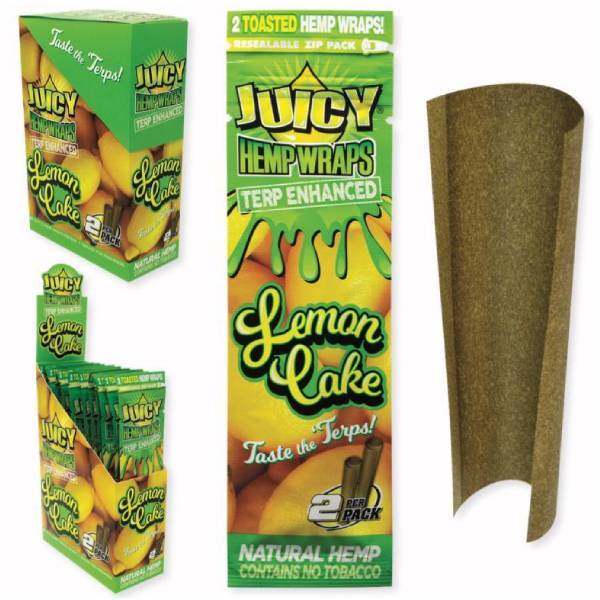 Juicy Jay's Lemon Cake Hemp Wraps